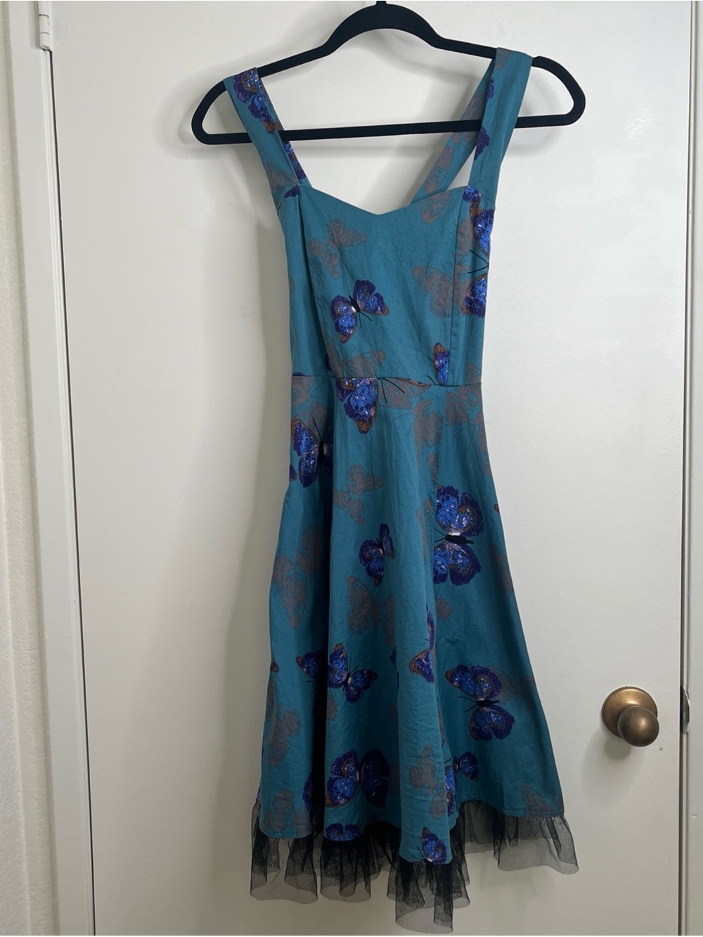 Whimsical Butterfly Halter Dress Women's Small Whimsigoth Fairy Grunge Festival